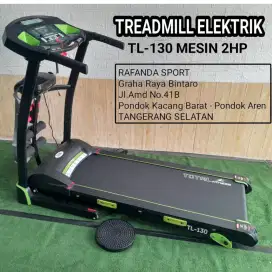 Alat Olahraga Lari Treadmill Multi Fungsi TL-130 Kuat Dan Kokoh