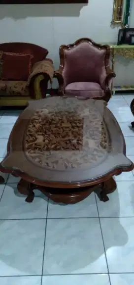 Meja Jati Ukir Jepara