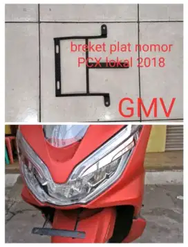 Dudukan plat nomer PCX Lokal