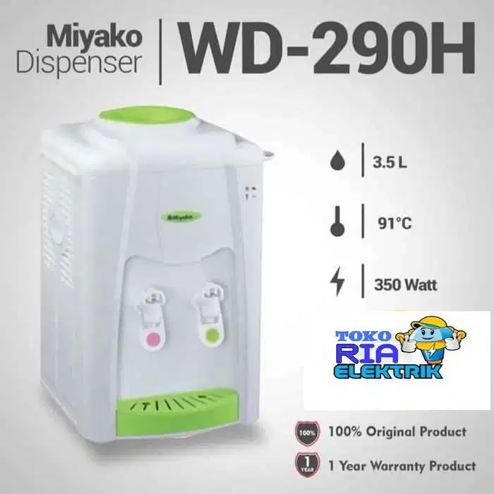 DISPENSER MIYAKO WD 290 ( PANAS / DINGIN )