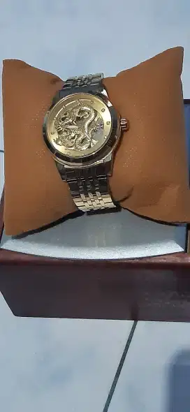 Jam tangan Tevise Original motif Naga Automatic