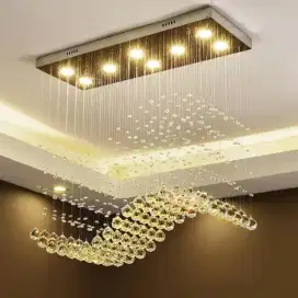 Lampu crystal seling