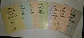 Buku Mari Menulis Huruf Mandarin