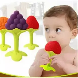 Teether Baby Fruit/ Mainan Gigit Bayi Bentuk Buah Packing Plastik OPP