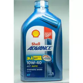 Shell Advance 10W40 AX7 Matic 1L (COD Jogja)
