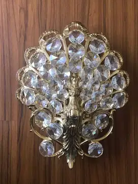 Lampu kristal Vintage utk dinding