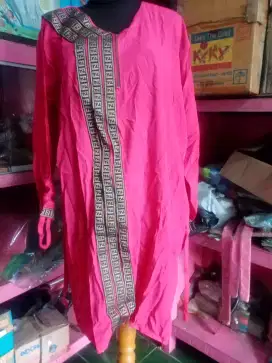 TUNIK BARU BAHAN HYGET PINK FANTA