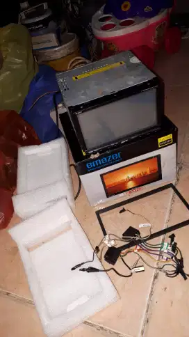 Se bh audio dbl dim utk kendaraan kond hdp lkp dus msh segel cpt murah