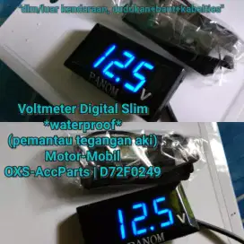 Voltmeter volt meter digital AntiAir Motor Mobil Monitor Indikator Aki