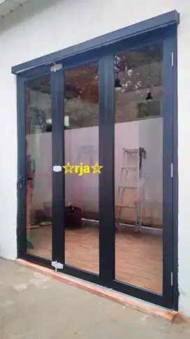 PINTU LIPAT ALUMINIUM 3 DAUN