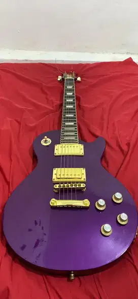 DIJUAL GITAR ELEKTRIK GIBSON LESS PAUL CUSTOM PURPLE COLOUR 2022