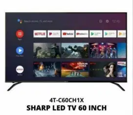 TV Led sharp Android Smart 60 inc 4T-C60CH1X