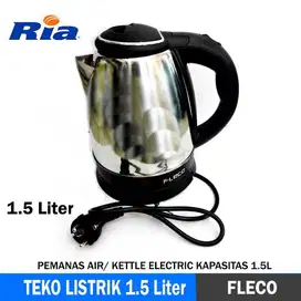 TEKO LISTRIK FLECO 1,5 LITER