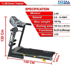 treadmill TL 288 TOTAL FITNESS