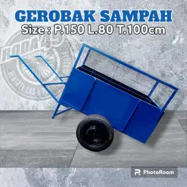 Gerobak Sampah Murah Berkualitas Uk.P.150 L.80 T.100cm