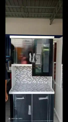 Lemari Dapur Rak Piring 2 pintu