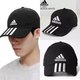 Topi Adidas Hitam aksesoris fashion olahraga