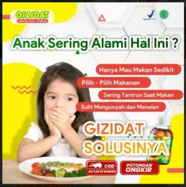 GIZIDAT penambah nafsu makan anak