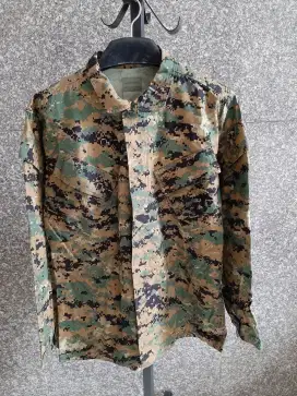 Jaket USMC BDU Marpat camo gov. Isdur Ripstop cotton ukuran M