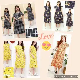 Daster karakter, 25.rb an, Baju Tidur lucu, busui