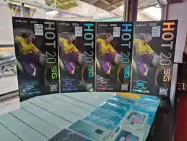 Infinix Hot 20 5G 4GB+3GB/128GB Black/Blue/Green Baru Resmi