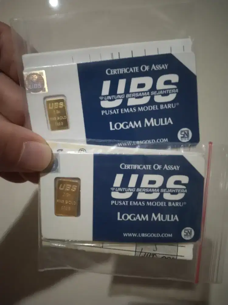 Emas UBS batangan