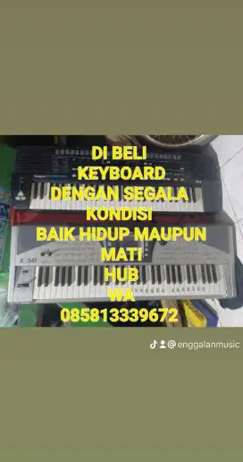 DI BELI KEYBOARD DENGAN SEGALA KONDISI