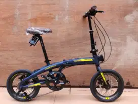 Sepeda lipat pasific 2980 RX 8.0  16 inch sped 8 rem hidrolik di kotak