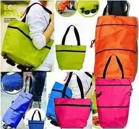 Trolley Bag (Tas Belanja Bisa Lipat & Ada Rodanya)