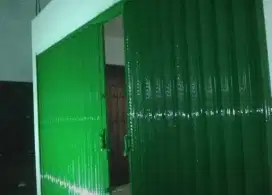 Rolling door folding gate