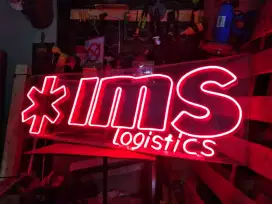 Neon flex murah berkualitas neon sign cafe kantor resto stand
