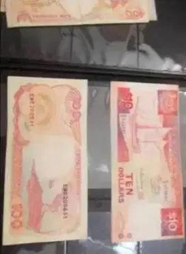 Forsale | cod| uang kertas _ duit mulus 100 rupiah ori Tahun 1990 Asli