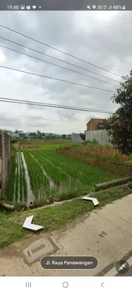 Dijual Cepat Tanah Pinggir Jl Raya Cikijing - Kawali (Cingambul Mjlk)