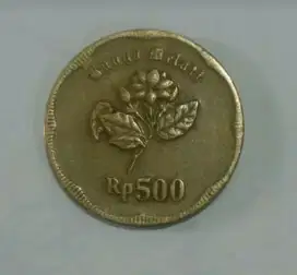 Koin 500 melati 1991