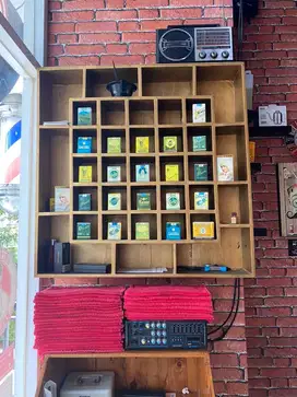Pajangan Kayu Jati untuk Display