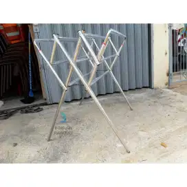 Jemuran pakaian / jemuran handuk mini 9 palang stainles bina karya
