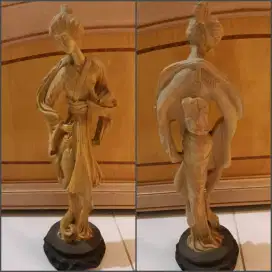 Pajangan antik patung Geisha 3D