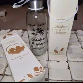 Souvenir botol, souvenir wedding, souvenir nikah, botol sablon