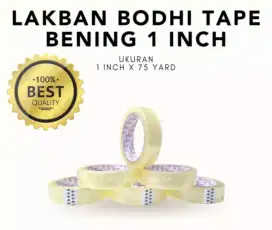 Lakban 1 Inci 75 Yard Sekotak Isi 144pcs
