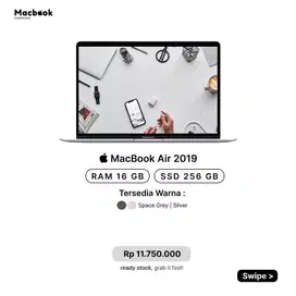 MACBOOK AIR 2019 13 16/256GB