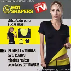 Baju pembakar lemak kaos hot shaper S,M,L,XL