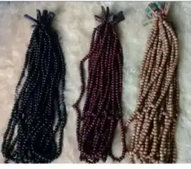 Tasbih/tasbeh kayu. Besar 99butir. Harga grosir. Per 10pcs.