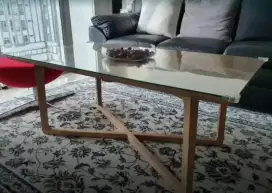 Coffee Table Meja Kayu Minimalis Asli