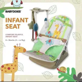 (FREE ONGKIR) KURSI BAYI BOUNCER Babydoes Infant Seat with Toy