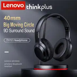lenovo thinkplus headphone headset foldable bluetooth 5.1 with  mic