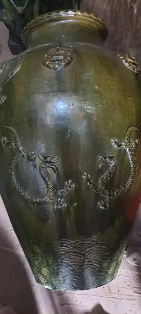 Barang Antik Guci 3pcs Bos' Lawas