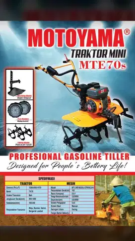 Cultivator Mini MTE70S MOTOYAMA
