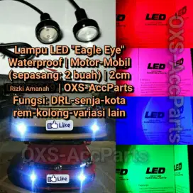 Lampu Eagle Eye led Mata Elang Motor Mobil tembak sorot kota rem senja