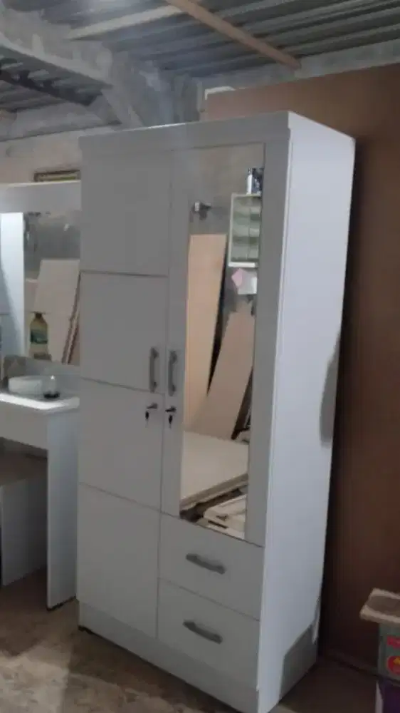 Lenari 2 pintu lemari mini