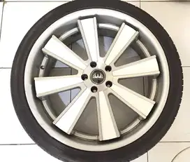 Velg 1Set VipStatus Ring 22 Bonus Ban Toyo 265/35R22 Proxes
